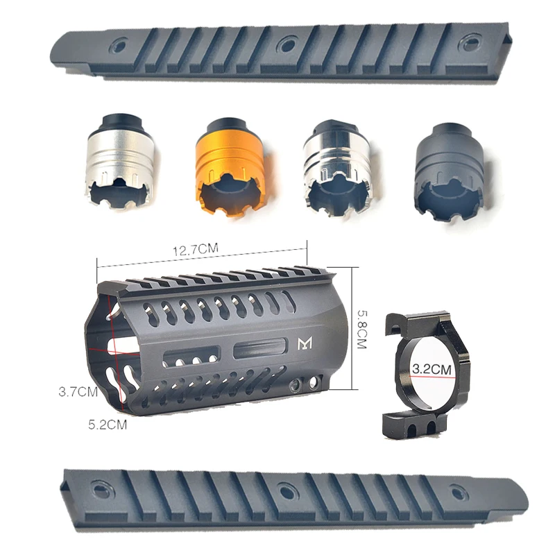 ARP9 модификации Запчасти аксессуары обновления металла с ЧПУ сцепление Рельсом
