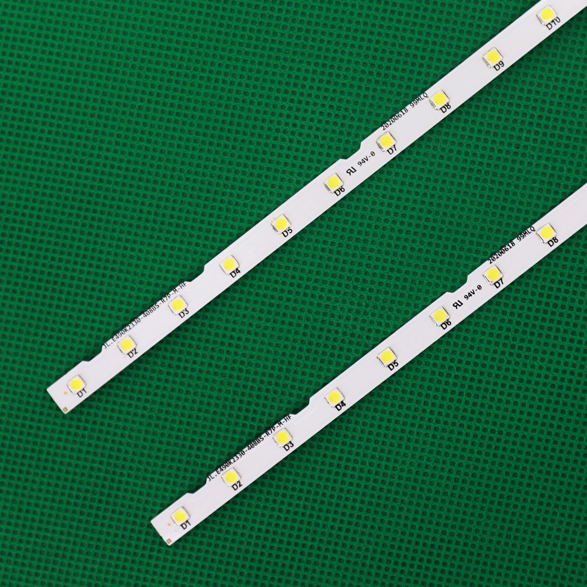 Led Background Light Strip Bar para Samsung 49 tv Aot_49_nu7300_nu7100_2x38_3030c_d6t2d1_19s2p Rev. v4 Ue49nu7140 Ue49nu 38 - Imagem 6