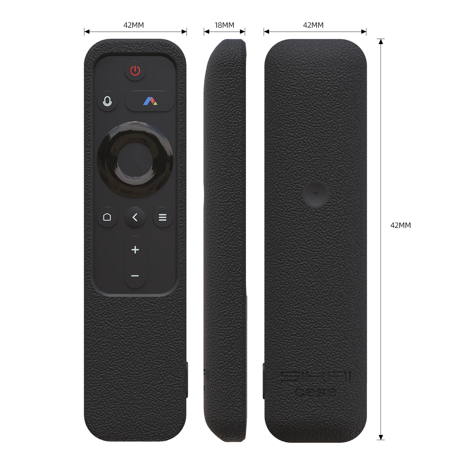 smart tv controle remoto capa à prova de choque
