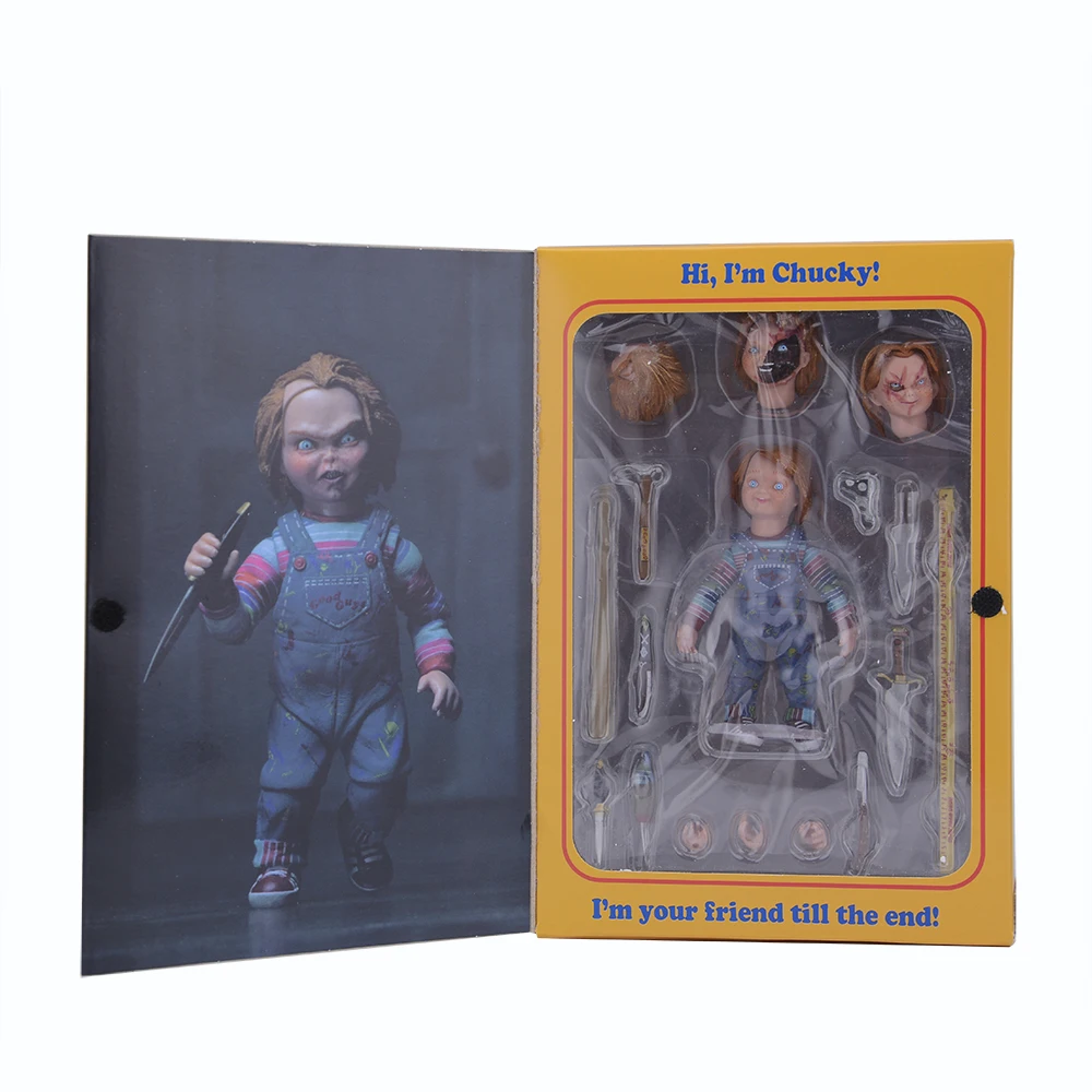 Tronzo Neca страшная фигура детская игра Чаки подвижная ПВХ фигурка страшная фильм Невеста Кукла Чаки игрушки подарок на Хэллоуин