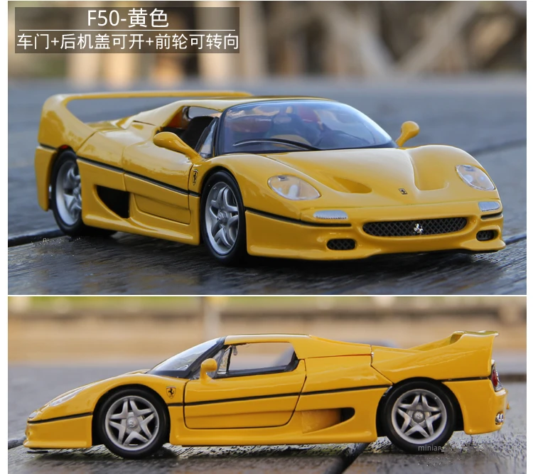 Bburago 1:24 Ferrari F12 Car Model Die-casting Metal Model Children Toy Boyfriend Gift Simulated Alloy Car Collection