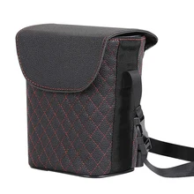 Органайзер, контейнер для мусора, герметичные аксессуары, автомобильный контейнер с крышкой, многофункциональная подвесная коробка для хранения из искусственной кожи, водонепроницаемая сумка