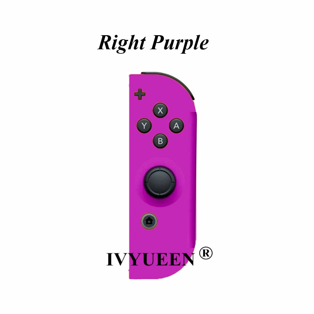Чехол-накладка IVYUEEN для Kind Switch NS Joy Con с корпусом, зеленый, желтый, розовый, левый/правый джойстик, чехол для контроллера, аксессуары для игр