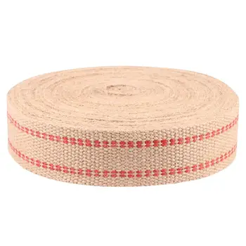

1 Rolls Jute Braid Cloth Bandage Knitting Ribbon Clothes Braided Cloth Bandages for Clothes (Khaki)