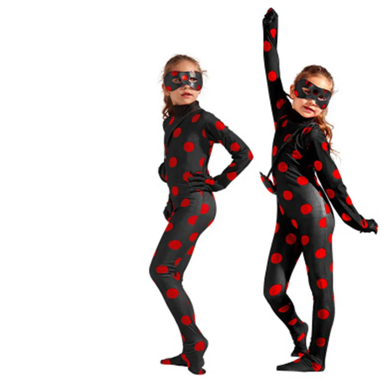 Funny ladybug Anim Costume Disfraz ladybug Costumes for Children halloween Girls Party Cosplay Costume Christmas Fancy Suit Gift Funny ladybug Anim Costume Disfraz ladybug Costumes for Children halloween Girls Party Cosplay Costume Christmas Fancy Suit Gift