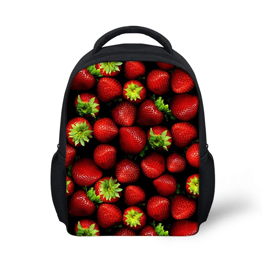 Sweet Watermelon Strawberry Prints Child School Bags Mini Schoolbag For Kindergarten Baby Girls Small Shoulder Bag Kid Book Bags