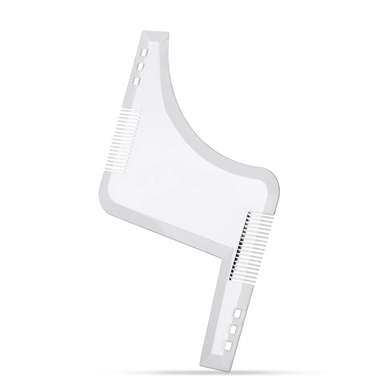Uomo Barba Modellante Pettine Styling Template Barba Capelli Bordo Pennello Trimmer Template Edge Control Salon Strumenti Accessori Per Capelli Da Bar