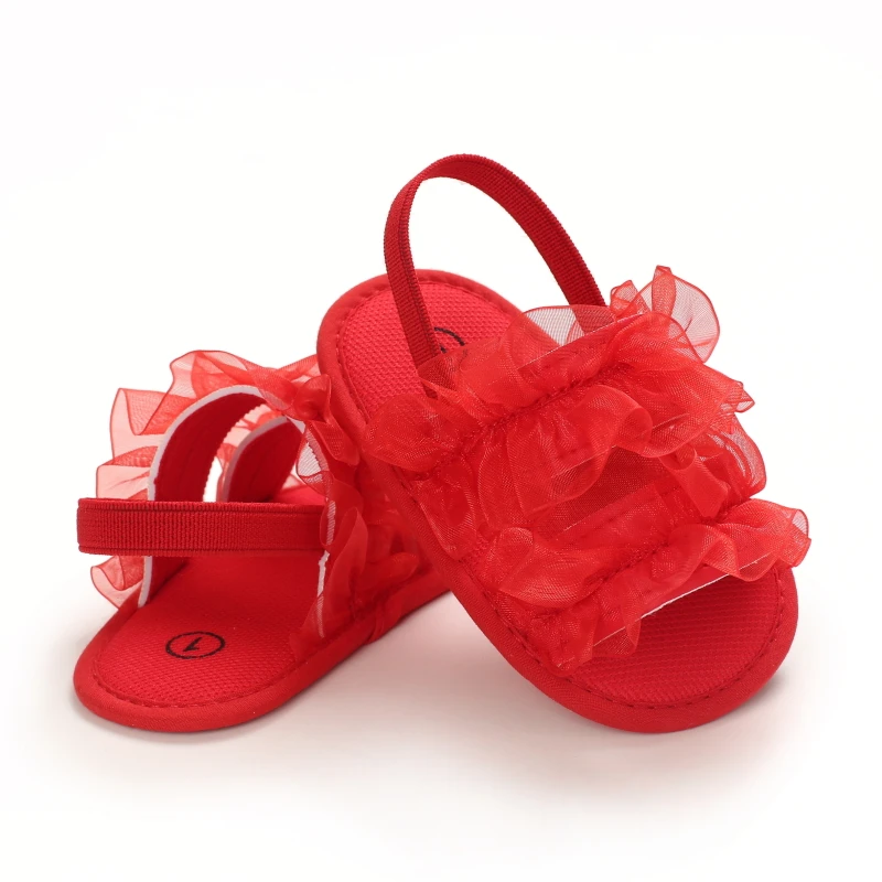 Baby Spring And Autumn Style Lovely Bow Solid Color Soft Sole Princess Shoes 0-18 Months Newborn Baby Casual Walking Shoes