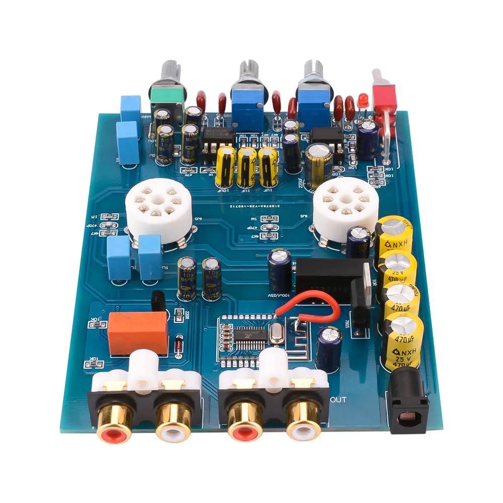 Вакуумный ламповый усилитель AIYIMA 6j5 Bluetooth 4 2 Tone Board стереоусилитель с JRC5532 для