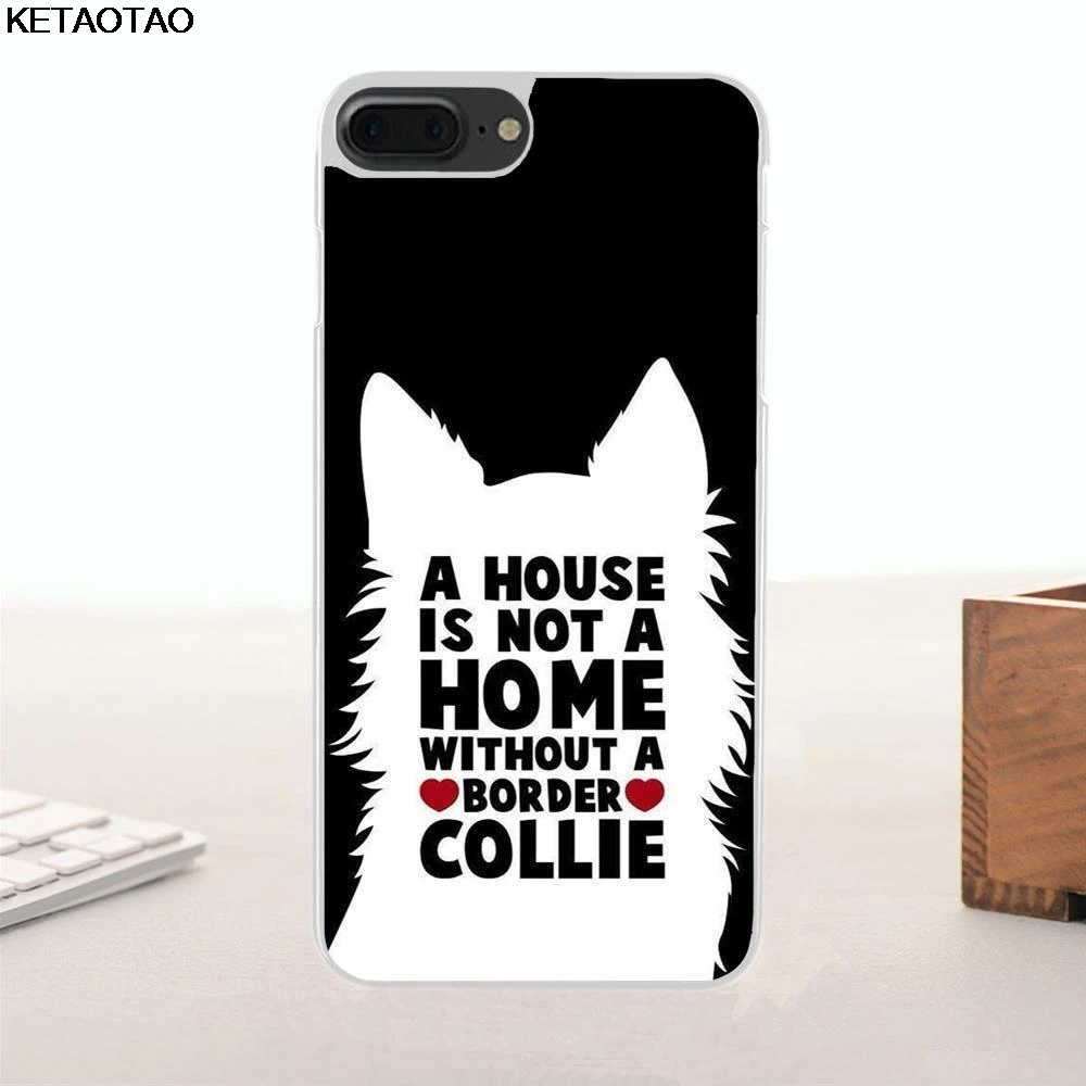 Чехол для телефона KETAOTAO Border Collie Dog s для iPhone 4S, 5C, 5S, 6 S, 7, 8 Plus, X, XS, XR, 11 Pro, чехол для samsung, мягкий, ТПУ, резиновый, силиконовый - Цвет: Армейский зеленый
