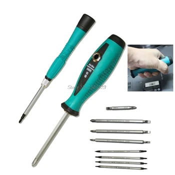 

10Pcs/Set Precision Screwdriver Set Phillips Slotted Star With Magnetic Multitool Home Appliances Repair Hand Tools Dropship