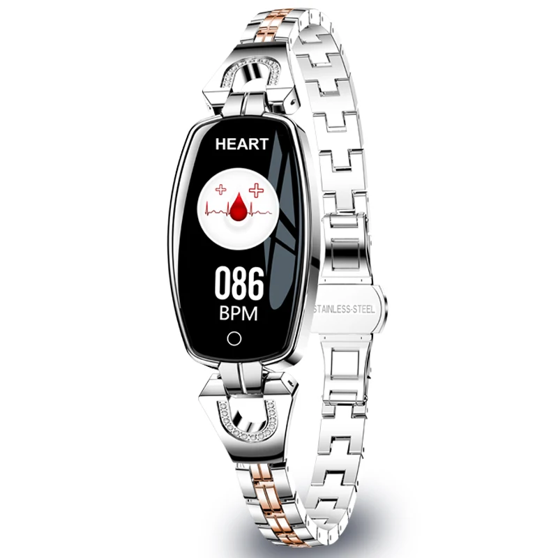 

GREYBACK H8 Smart Watch Bracelet Women Waterproof Heart Rate Monitoring Bluetooth For Android IOS Fitness Bracelet Fashion