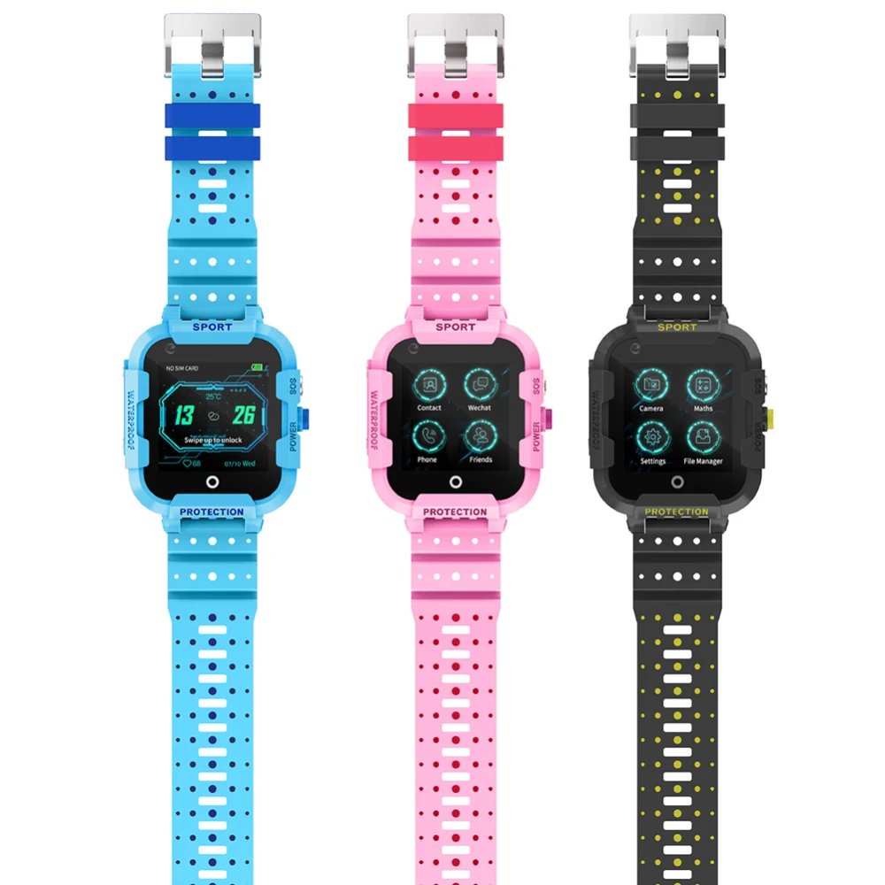 

Smartwatch Call Video Camera Waterproof Wristwatch Smart Monitoring Positioning Phone Kids GPS Watch Compatible IOS & Android