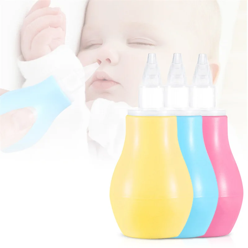 Infant Silicone Nasal Aspirator Neonatal Nasal Mucus Cleaner Antibackflow Baby Aspirator Safe And Non-toxic Baby Health
