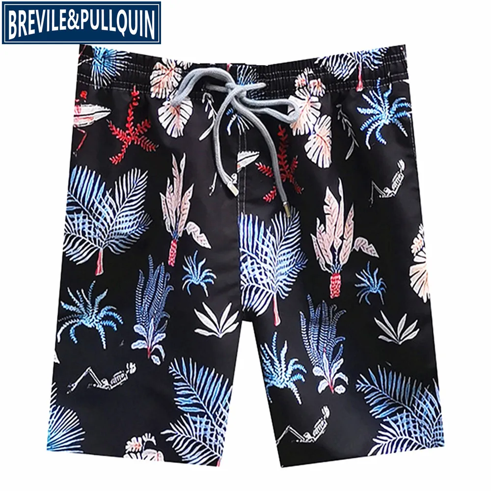 Бренд Bermuda Brevile pullquin мужские пляжные плавки Черепашки пляжные шорты мужские купальники для взрослых парусник шорты с эластичным поясом - Цвет: E