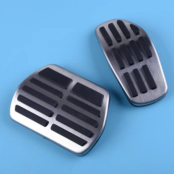 

CITALL 2PCS Auto Gas Brake Pedal Cover Fit for Rogue Sport T32 Qashqai J11 Kadjar Koleos QX50