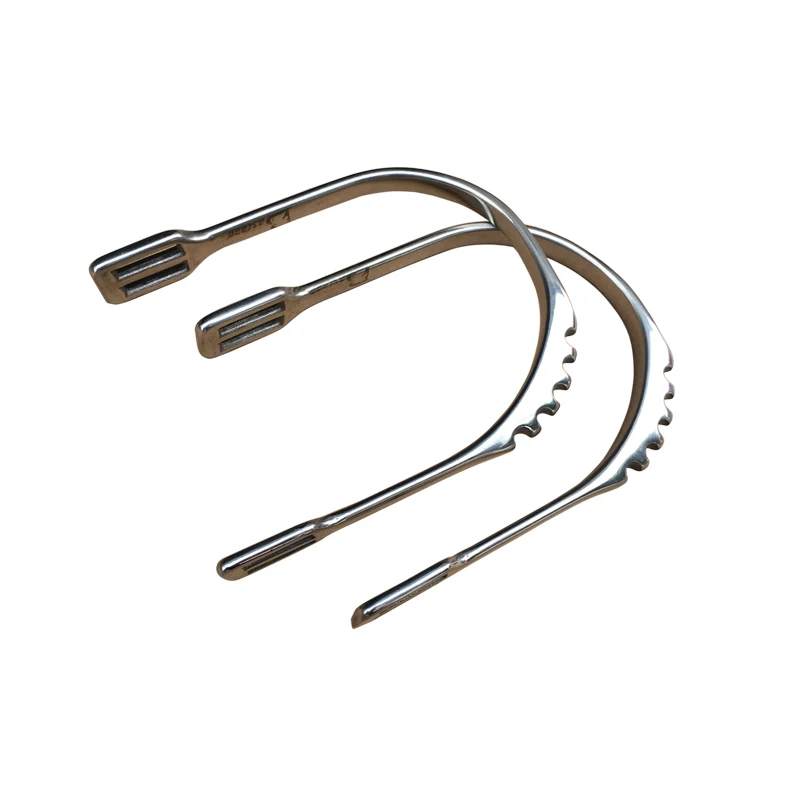 Stainless Steel Spur 3 Teeth Thick Band Horse Riding Equipment