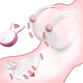 10 Speed Nipple Sucker Vibrator Electric Breast Pump Nipple Chest Vaginal Suction Cups Breast Enlarge Massager Sex Toy for Women 1