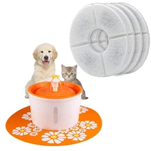 

Pet Automatic Drinking Fountain Replace Activated Carbon Filter Element Cats Dogs Apply to Round Fountain Dispenser Accessories