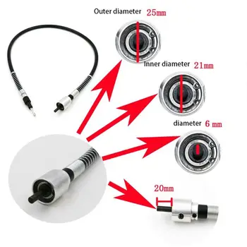 

Flexible Shaft woodworking root engraving knife carving chisel wood cutter hanging grinding connecting Rotary Tool Flex Shaft