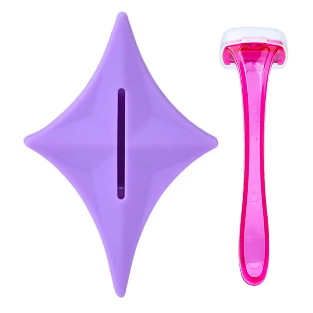 Description Picture 2 of itemTrimmer Set Bikini Private Parts Pubic Hair Trimming Hair Removal Shaving Apparatus Plastic Template Razor Sexy Intimate Shaping