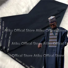 5 ярдов африканская мягкая кашемировая хлопковая ткань материал для мужчин атику ткань простой кашемир полированная ткань материал для мужчин t AK30