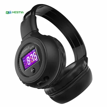 

B570 Wireless Bluetooth Headphones Radio LCD Screen Stereo Wireless Earphones Headset for Computer Phones Support TF card