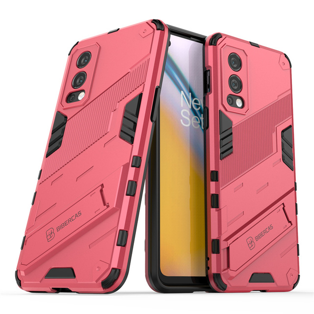 Cover Oneplus Nord 2 5G Case For Oneplus Nord 2 5G Capas PC Bumper Kickstand Back Cover For Oneplus Nord N200 2 5G Fundas