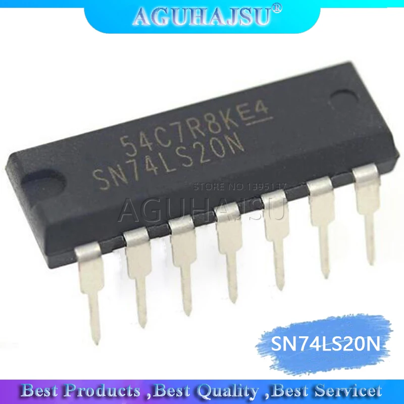 10 шт. SN74LS20N DIP-14 HD74LS20P DIP14 HD74LS20 DIP 74LS20 SN74LS20 Новый и оригинальный IC | Электронные