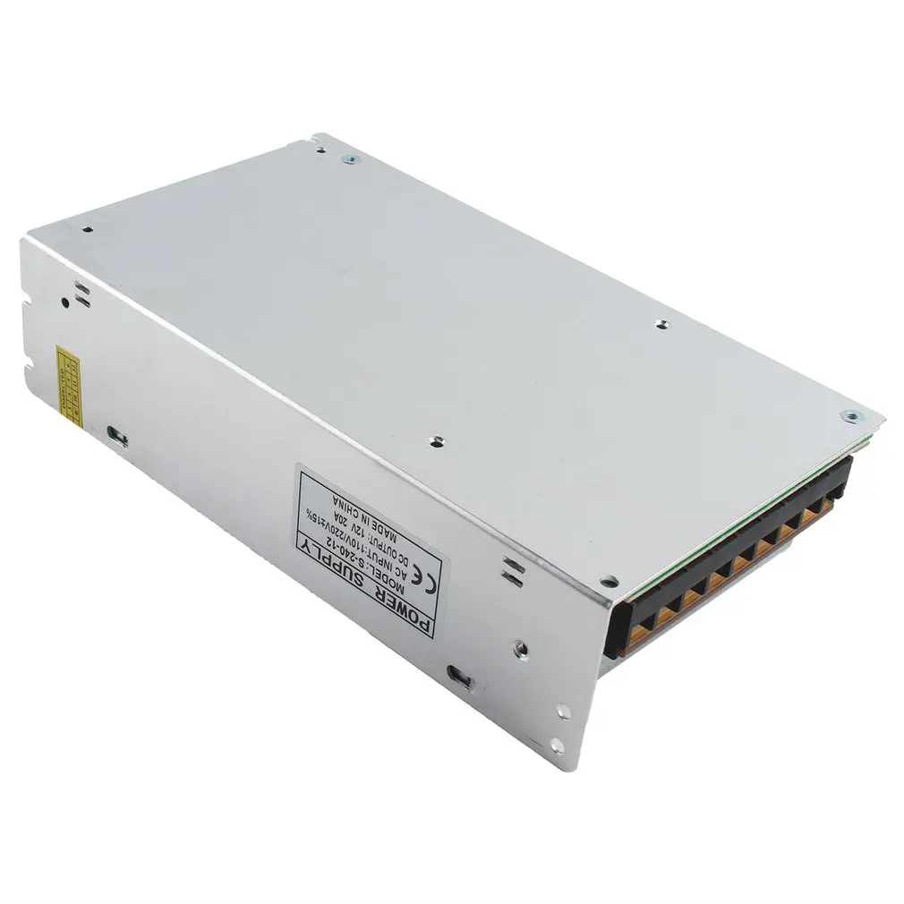 12 В 12 В 20 А 250 Вт светильник ing трансформаторы светодиодный адаптер питания для светодиодных лент светильник переключатель источник питания светодиодный драйвер