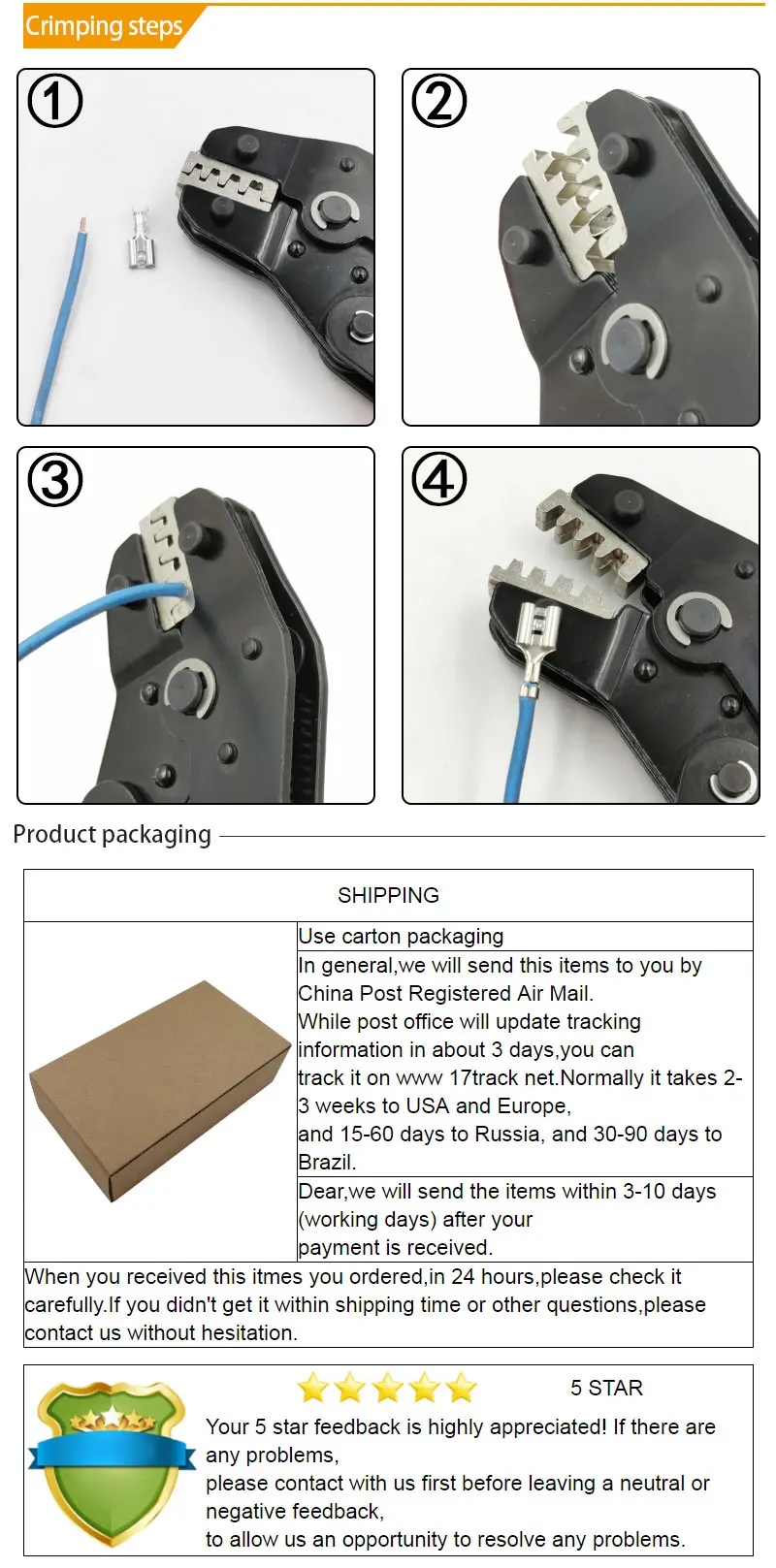 Alicate de friso SN-48BSX rápida substituição da