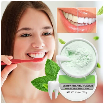 

Teeth Whitening Powder Keep Your Mouth Clean Light Lemon Aroma Remove Tartar Oral Care