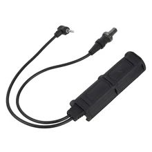 Оружейный светильник Ночной эволюционный дистанционный двойной переключатель(2 вилки) качественные аксессуары для фонарика PEQ тактический военный переключатель давления