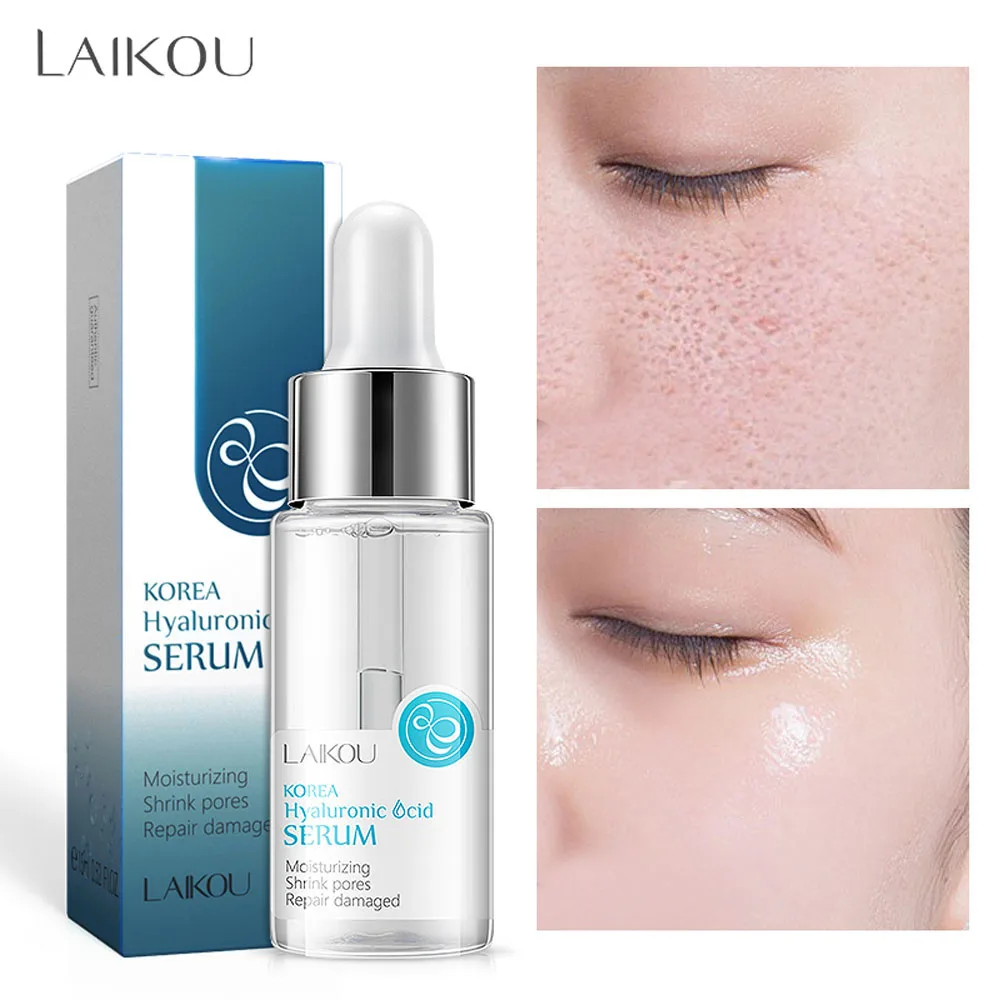 LAIKOU Hyaluronic Acid Serum Moisturizing Brightening Face Essence Skin Care Shrink Pore Against Ages Cream For Dry Facial Skin quidditch through the ages