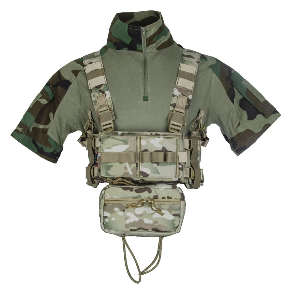Тактический Микро Мини полет MK3 шасси модульная H нагрудная установка с 5 56 MOLLE
