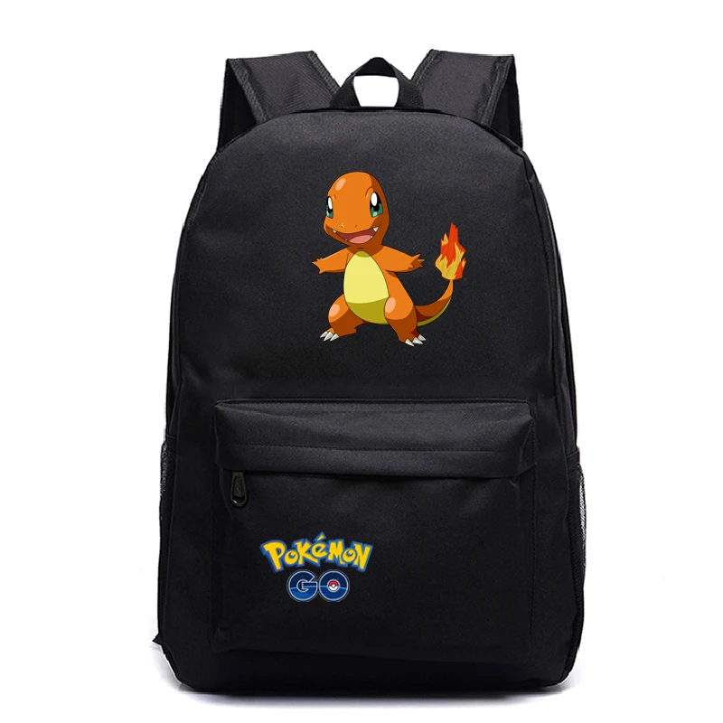 B2 Plecak аниме рюкзак Пикачу сумка для ноутбука холст Sac Dos Mochila Pokemon 19-22 школьные сумки для девочек-подростков - Цвет: B2