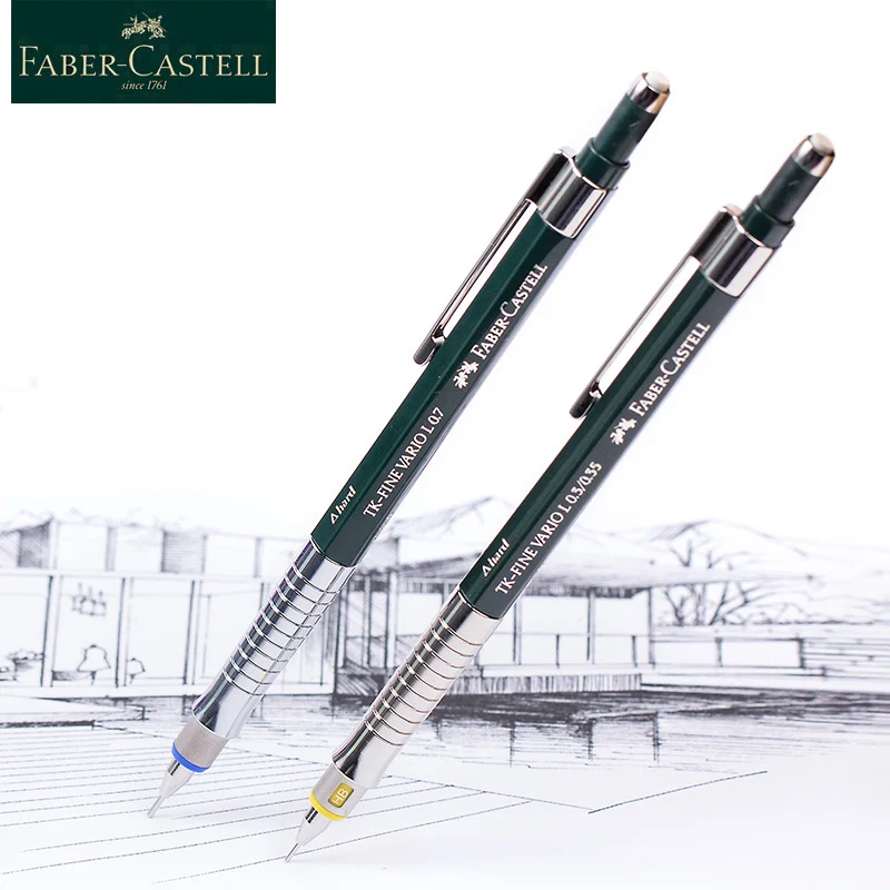 Faber Castell автоматического карандаша 0,35/0,5/0,7/1,0 мм механические карандаши для детей подарок школьные наборы для рисования ТЗ тонкой пленки для тонировки автомобилей L 13530