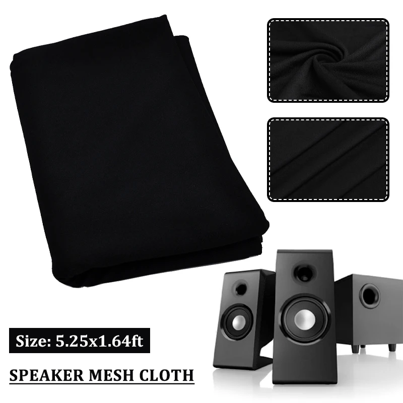 Speaker Mesh Cloth Home KTV Replacement Dustproof Protective Equipment Accessories Decoration Stereo Gille Fabric Acoustic Audio afbeelding