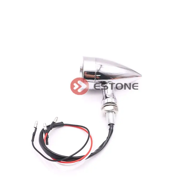 

Retro Grid Motorcycle LED Turn Signals Brake Running Tail Light Y98C