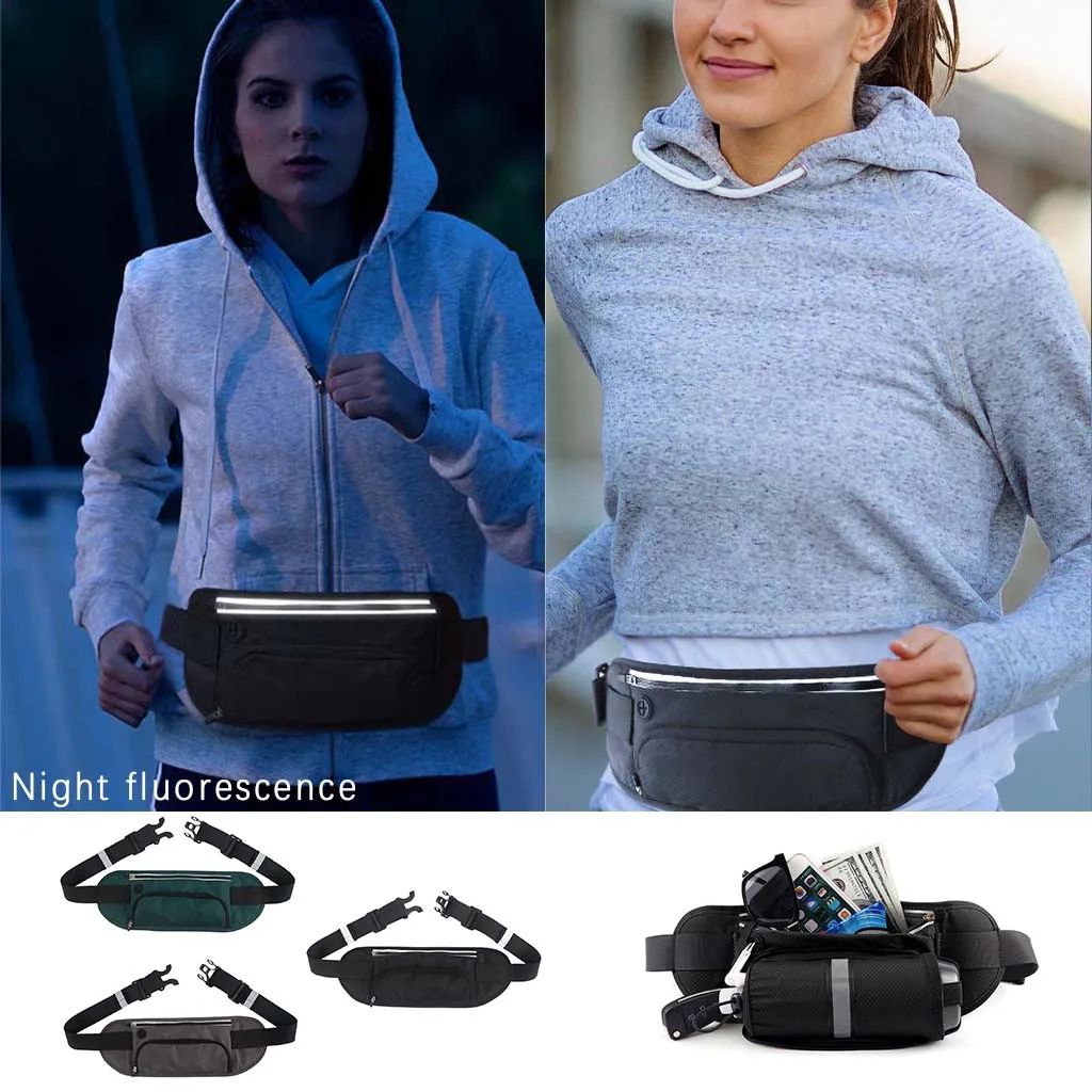 Belt Purse Small waist bag Outdoor Anti-theft Passport Bag Multi-function Certificate Package Sport Bags Chest Phone Pouch