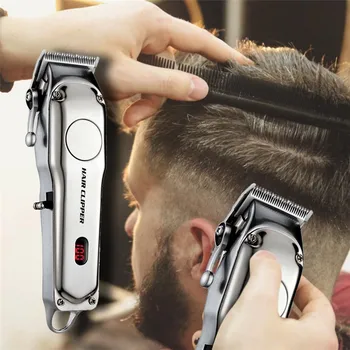 

Men's electric hair clipper razor with LCD display for men's electric all-in-one hair clipper