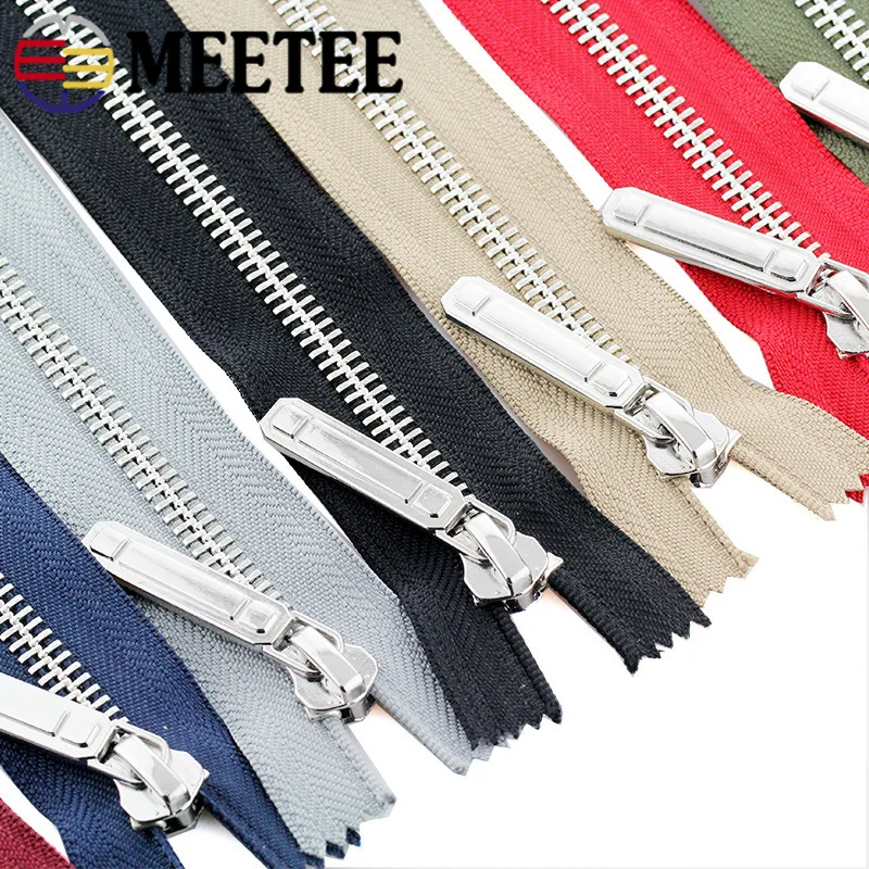 Meetee 1 шт. 70-150 см 8# металлическая молния открывающаяся Автоматическая блокировка один открытый серебряный зуб Декор молния куртка DIY пальто текстильный аксессуар