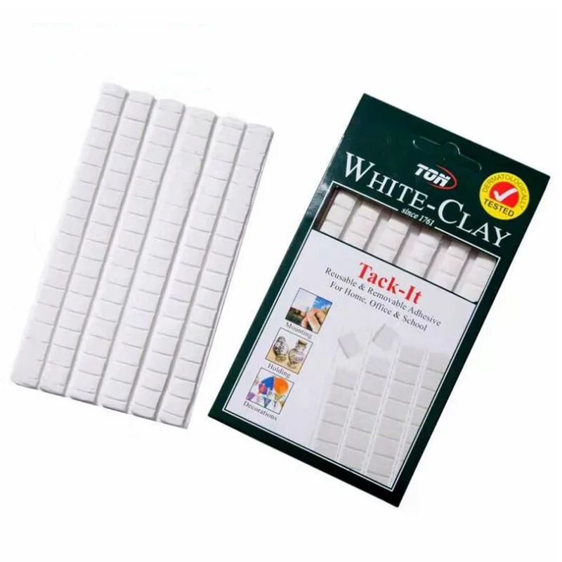 Белая клейкая палочка для дизайна ногтей 90 г многофункциональная глина