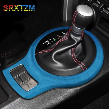 

For Subaru BRZ Toyota 86 2013-2020 Alcantara Central Control Gear Shift Box Cover Frame Panel Interior Decoration Car-Styling
