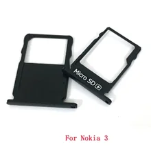 

For Nokia 2.1 Nokia3 3 3.1 plus Slot Holder Dual SD SIM Card Tray Reader Socket