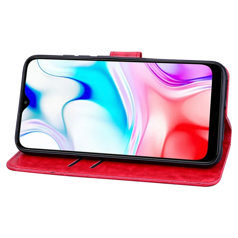 Xiaomi Redmi 8 чехол Redmi 8 чехол мягкий силиконовый кожаный бумажник флип-чехол для Xiaomi Redmi 8 Redmi8 чехол для телефона держатель для карт Fundas