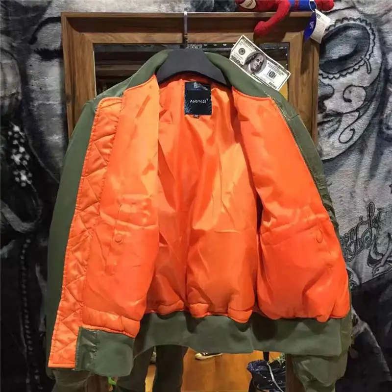 Aolamegs мужская куртка-бомбер, толстая зимняя Военная мотоциклетная куртка Ma-1, летная куртка пилота ВВС, летные куртки, бейсбольная форма