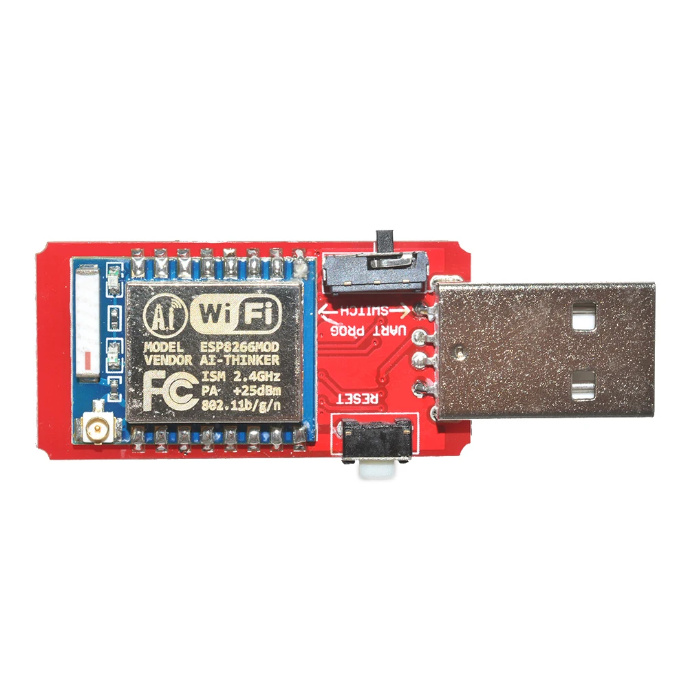 CH340 CH340G USB для ttl ESP8266 ESP-07 ESP07 серийный WiFi беспроводной макетная плата V1.0 адаптер Антенна для ttl модуль драйвера - Цвет: Red wifi module