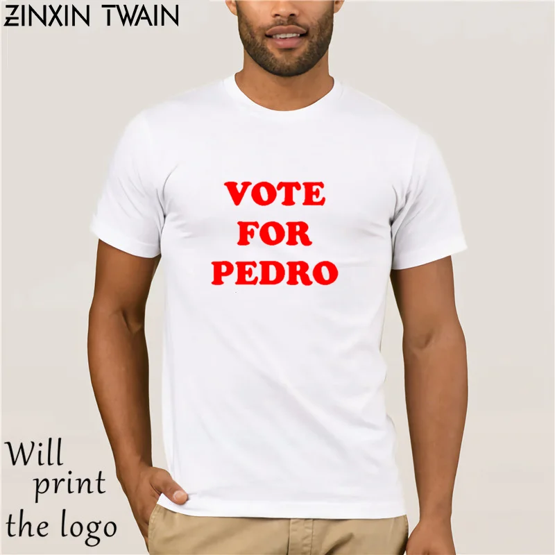 Cool Vote For Pedro T Shirt From Napolean Dynamite Film Funny Humour Classic Retro Tee Hoodie | Мужская одежда