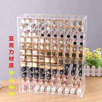 Lipstick Organizer Box Dressing Table Transparent Acrylic Storage Holder Desk Tidy Bracket Large Makeup Cosmetic Organizer Stand 2